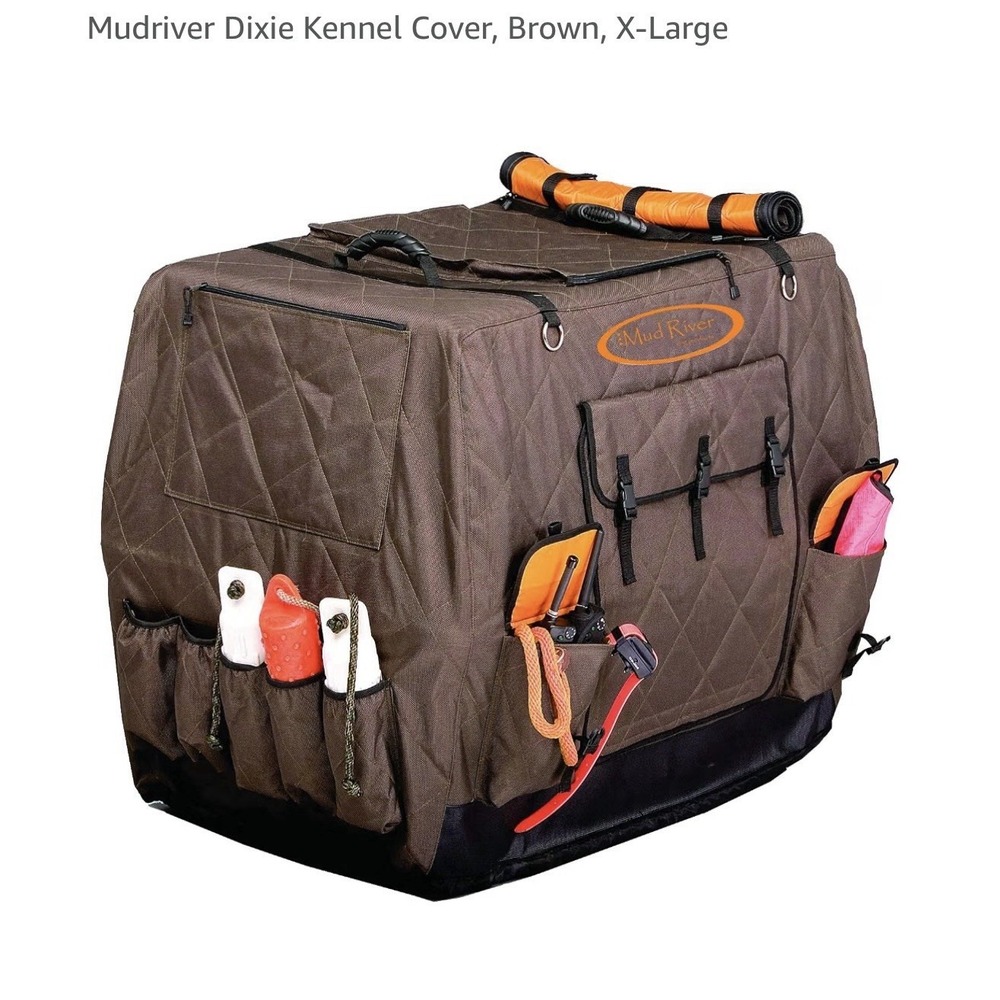 Mud River Kennel Cover XLarge Brown Dog Kennel Insulated